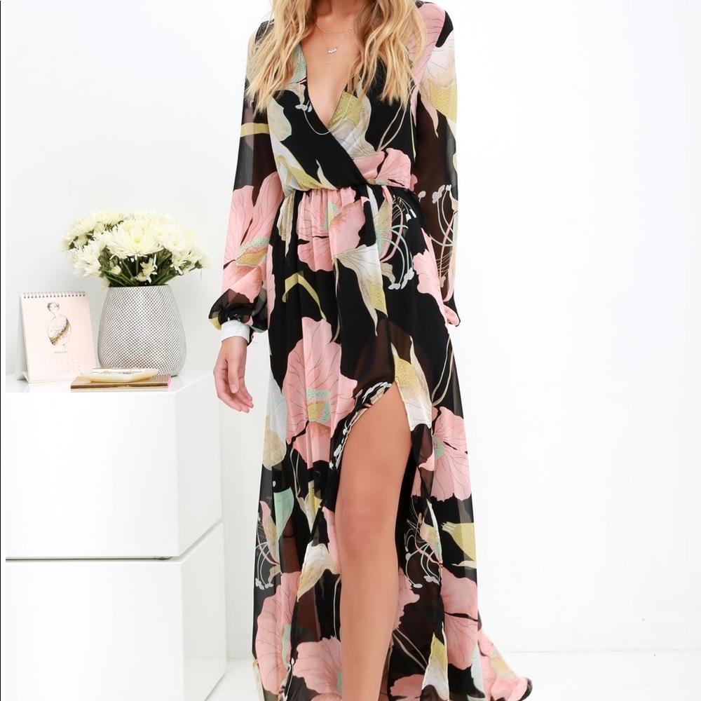 Floral Print Maxi Dress
